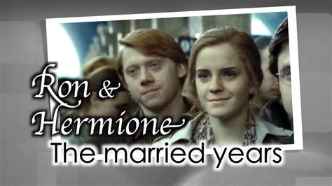 did ron and hermione get married|are ron and hermione dating.